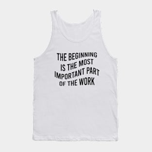 Plato quote Tank Top